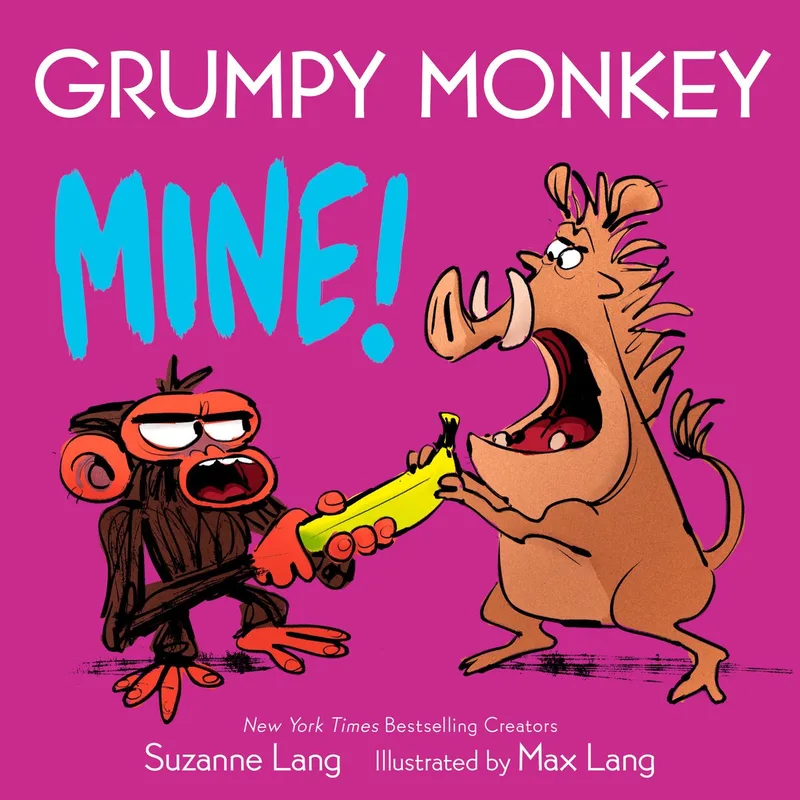 Grumpy Monkey Board Books- Grumpy Monkey Mine! von Random House – Buchfoto