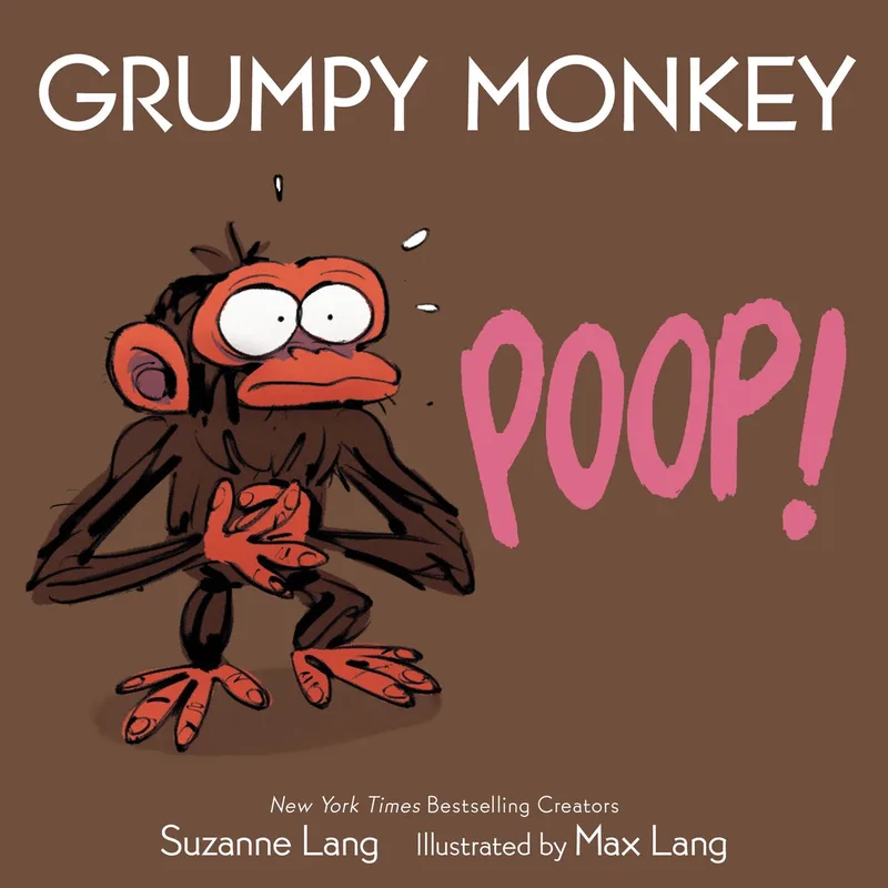 Grumpy Monkey Board Books- Grumpy Monkey Poop! fra Random House – billede af bogen