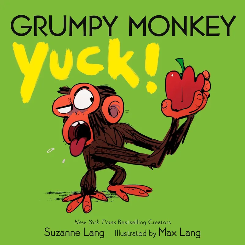 Grumpy Monkey Board Books- Grumpy Monkey Yuck! fra Random House – billede af bogen