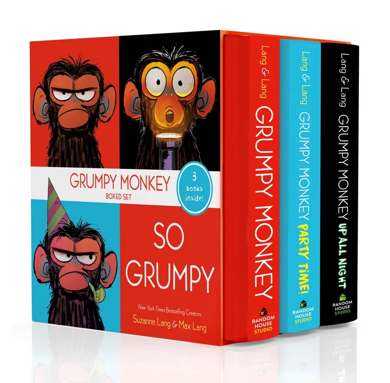 Grumpy Monkey Board Books- So Grumpy: Grumpy Monkey Board Book Boxed Set von Random House – Buchfoto