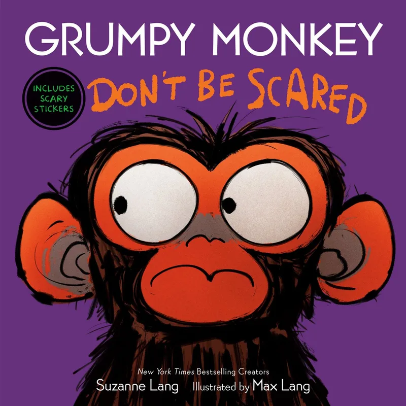 Grumpy Monkey- Grumpy Monkey Don't Be Scared fra Random House – billede af bogen