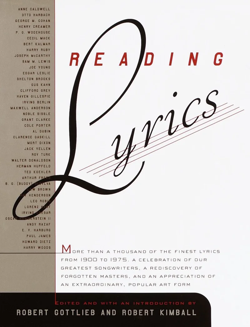 Reading Lyrics von Random House – Buchfoto