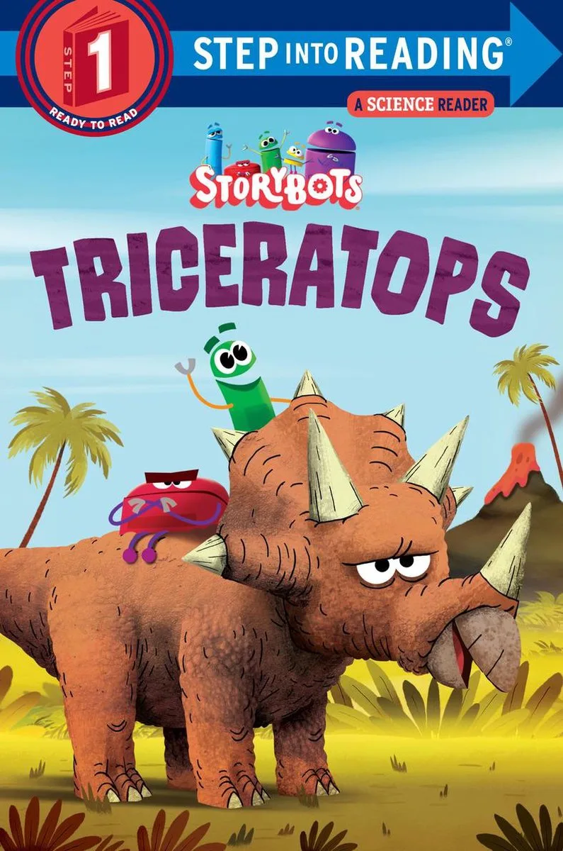 Triceratops Step into Reading von Random House – Buchfoto