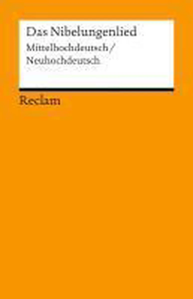 Das Nibelungenlied von Reclam – Buchfoto