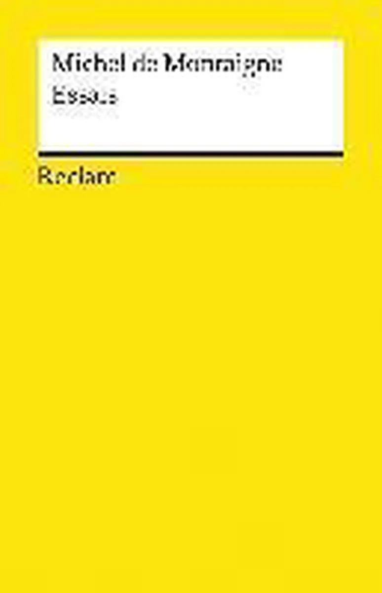 Essais von Reclam – Buchfoto