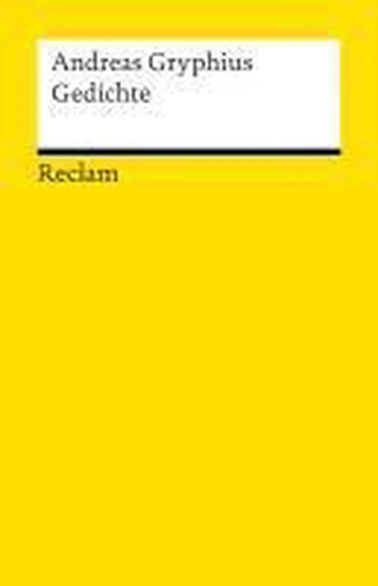 Gedichte von Reclam – Buchfoto