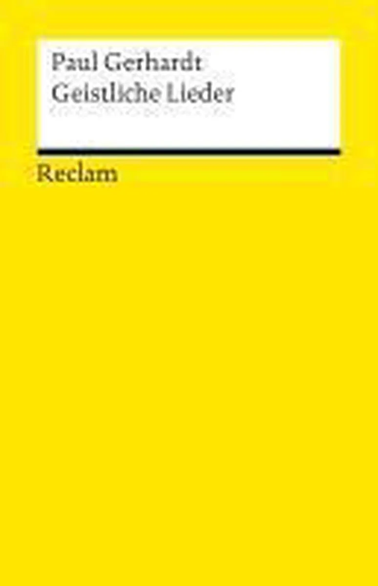 Geistliche Lieder von Reclam – Buchfoto