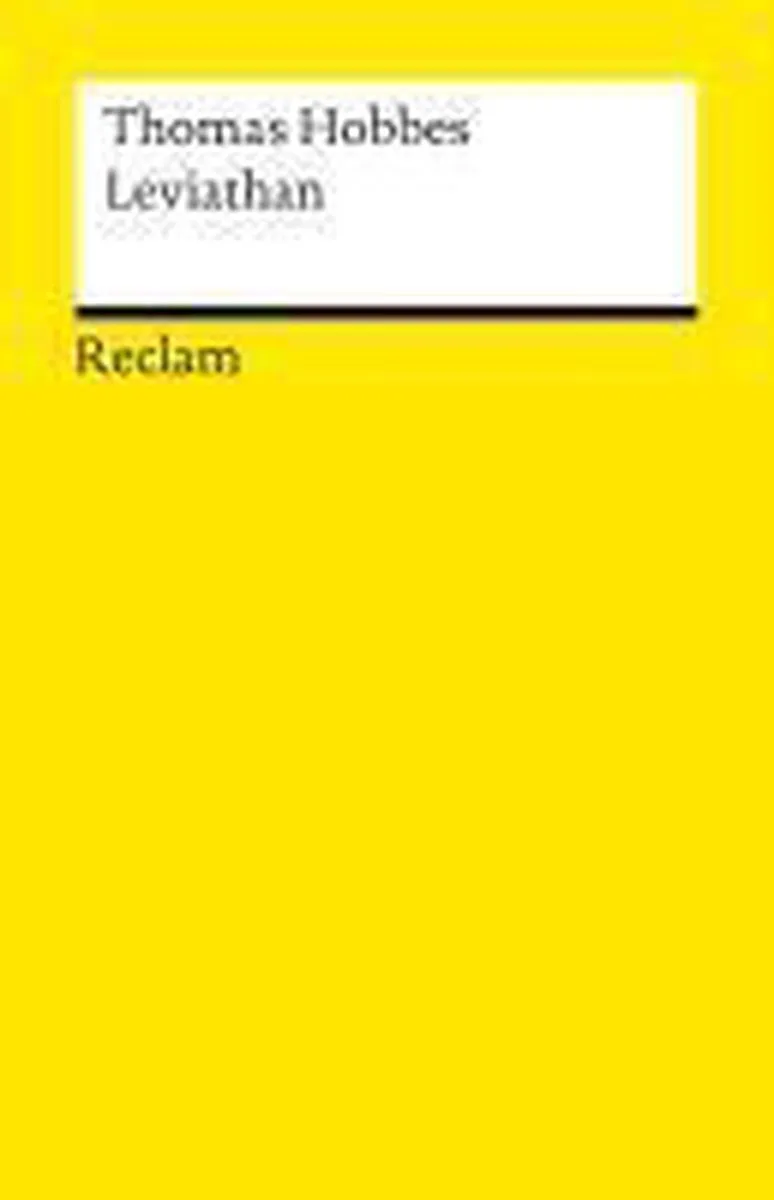 Leviathan von Reclam – Buchfoto