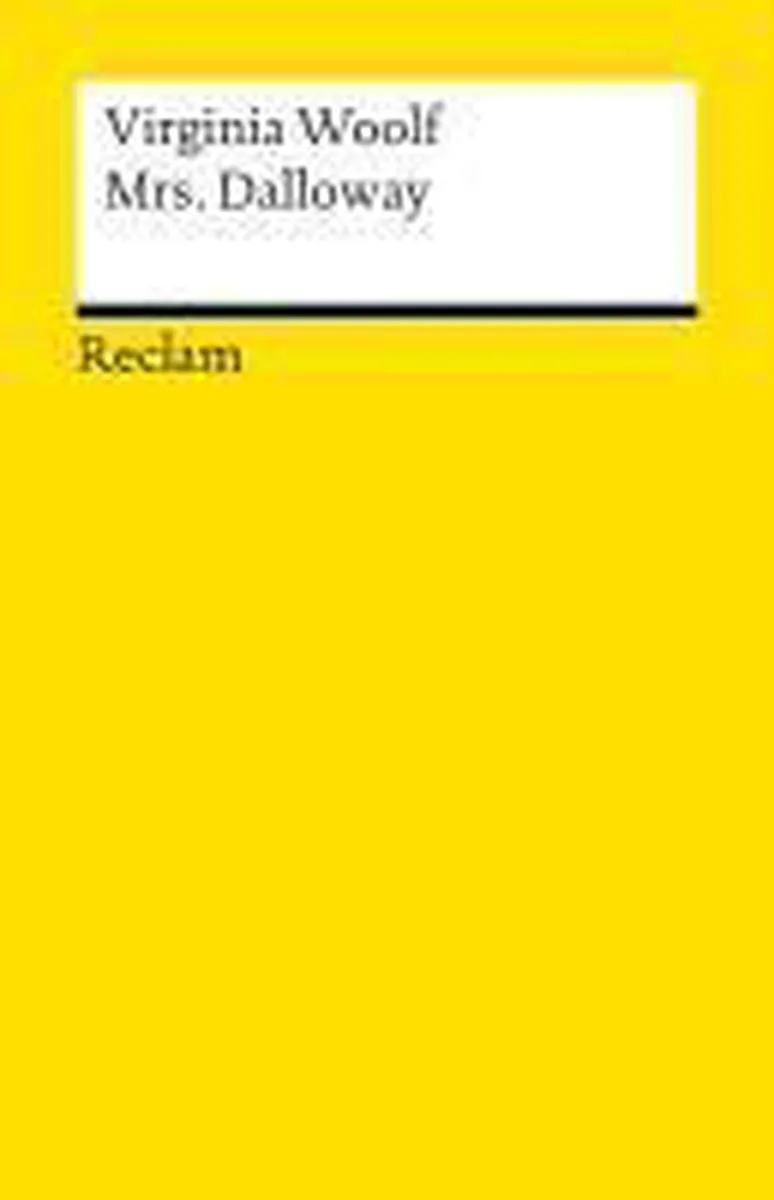 Mrs. Dalloway van Reclam – boekfoto