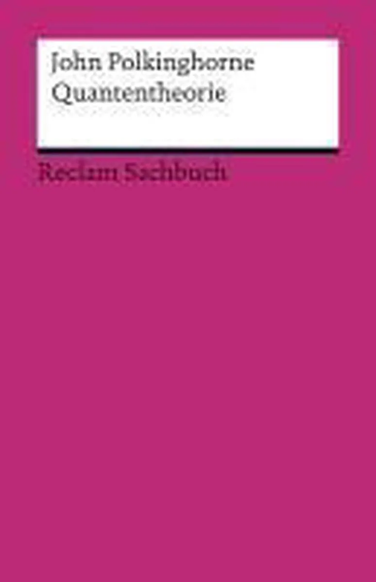 Quantentheorie de Reclam – photo du livre