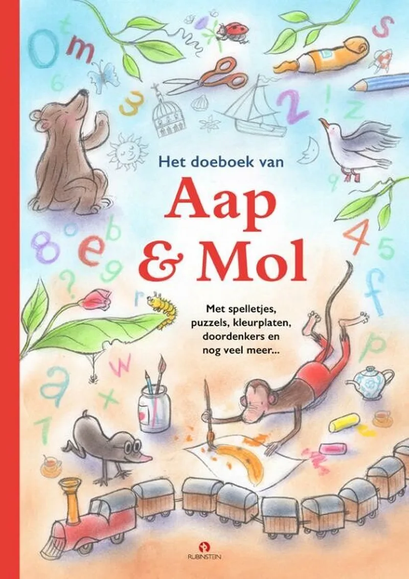 Het doeboek van Aap & Mol fra Rubinstein – billede af bogen