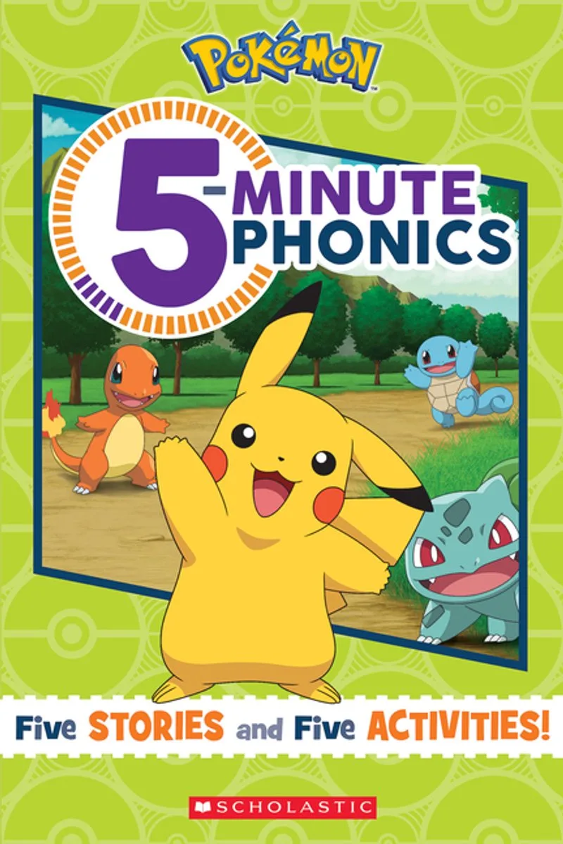 5-Minute Phonics (Pokémon) van Scholastic – boekfoto