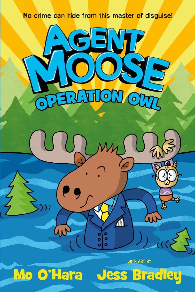 Agent Moose- Agent Moose 3: Operation Owl van Scholastic – boekfoto