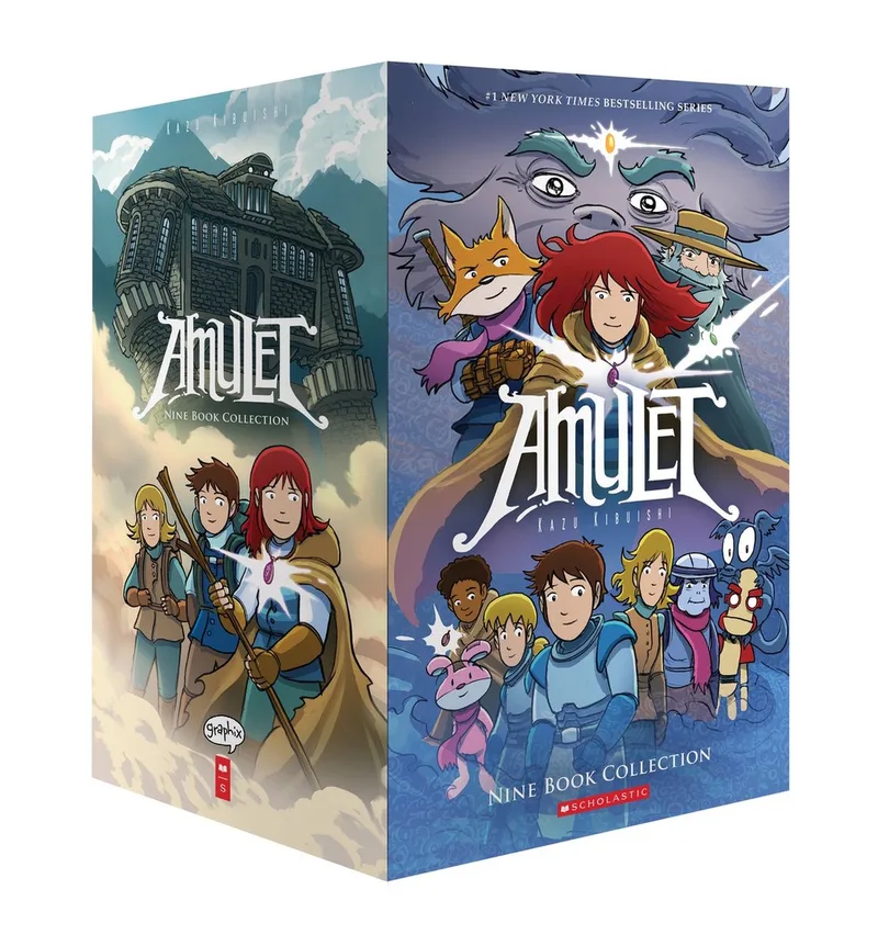 Amulet Box set 1-9 Graphix de Scholastic – photo du livre