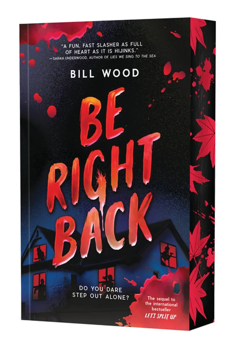 Be Right Back (Let's Split Up #2) van Scholastic – boekfoto