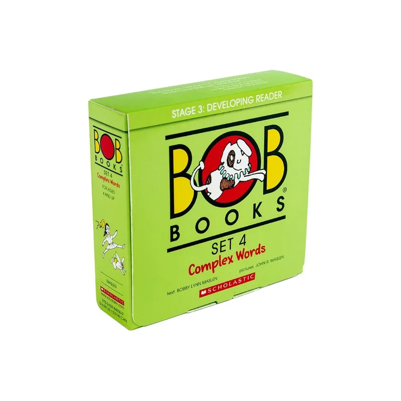 Bob Books Set 4 Complex Words von Scholastic – Buchfoto