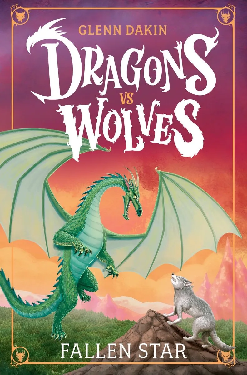 Dragons Vs Wolves #1: Fallen Star fra Scholastic – billede af bogen
