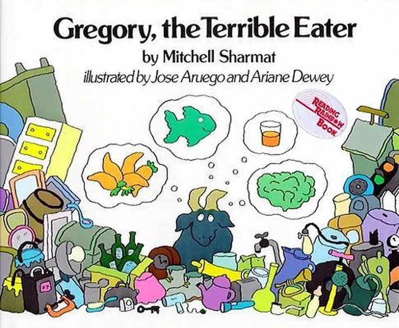 Gregory, the Terrible Eater fra Scholastic – billede af bogen
