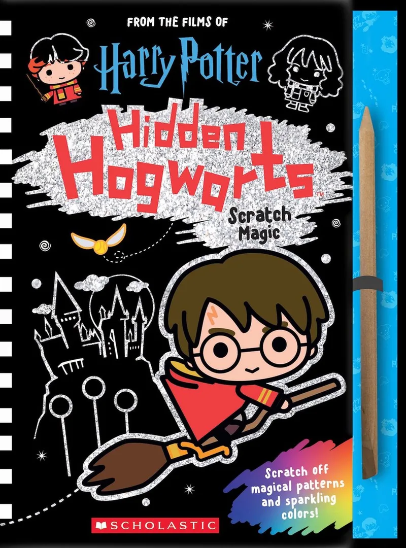 Hidden Hogwarts: Scratch Magic fra Scholastic – billede af bogen