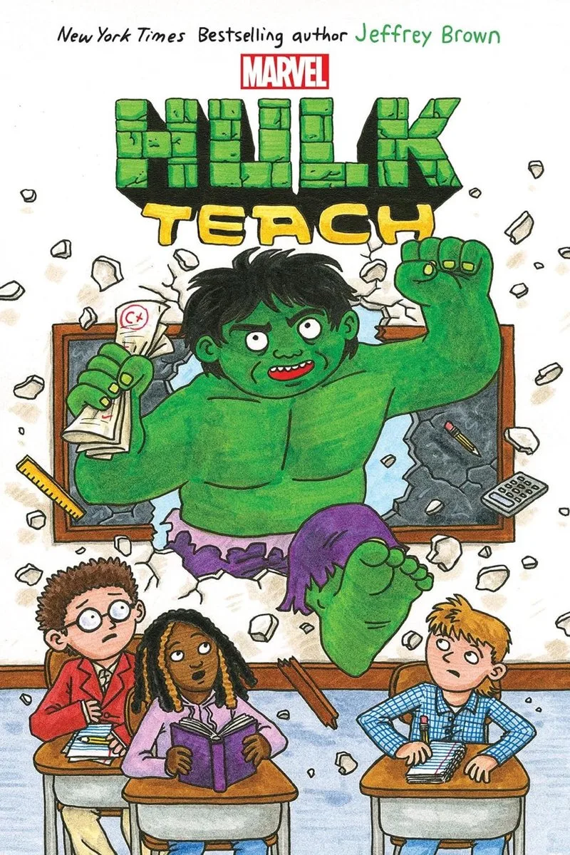 Jeffrey Brown Hulk Middle Grade (WT)- Hulk Teach! von Scholastic – Buchfoto