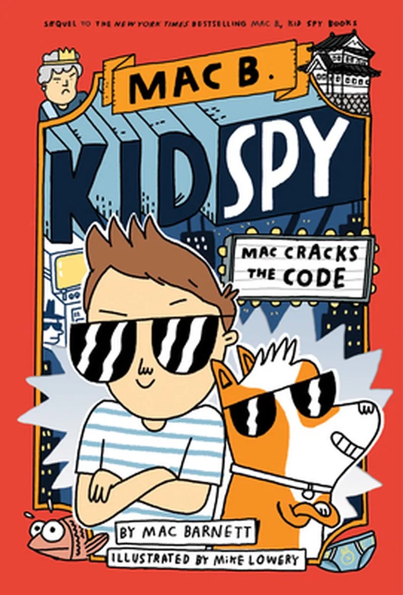 Mac Cracks the Code Mac B, Kid Spy 4, Volume 4 von Scholastic – Buchfoto