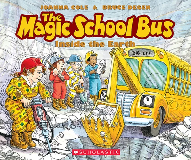 Magic School Bus inside The Earth fra Scholastic – billede af bogen