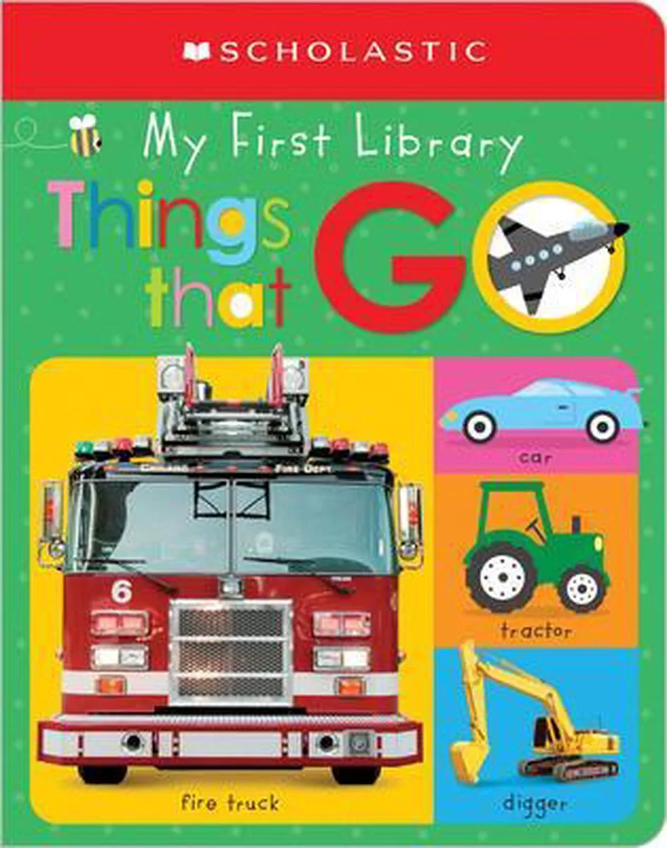 My First Learning Library Things That Go van Scholastic – boekfoto