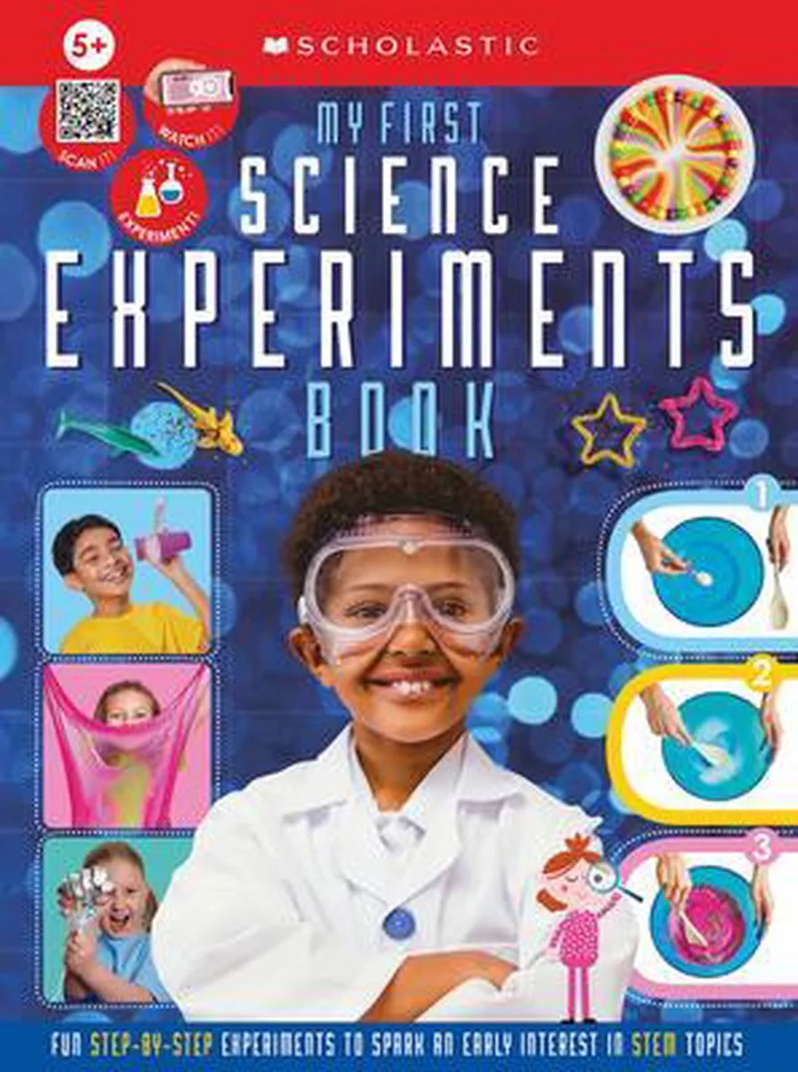 My First Science Experiments Workbook van Scholastic – boekfoto