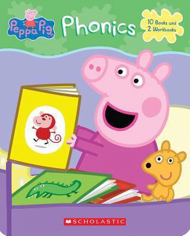 Peppa Phonics Set fra Scholastic – billede af bogen