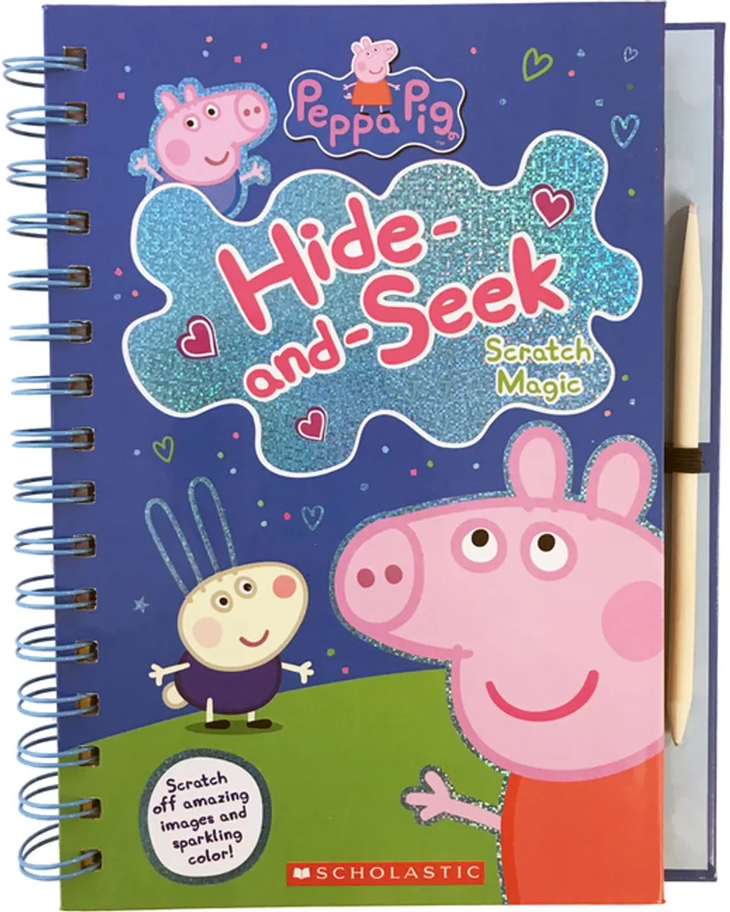 Peppa Pig: Hide-And-Seek: Scratch Magic von Scholastic – Buchfoto