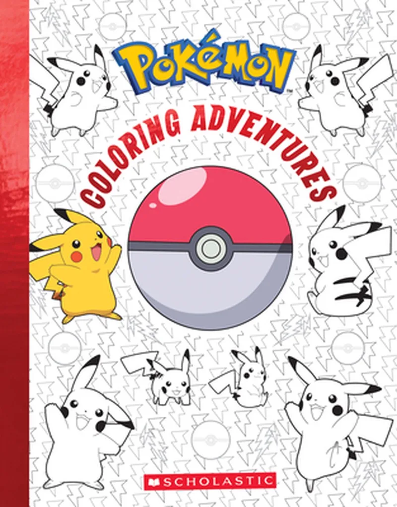 Pokmon Coloring Adventures by Scholastic – book photo