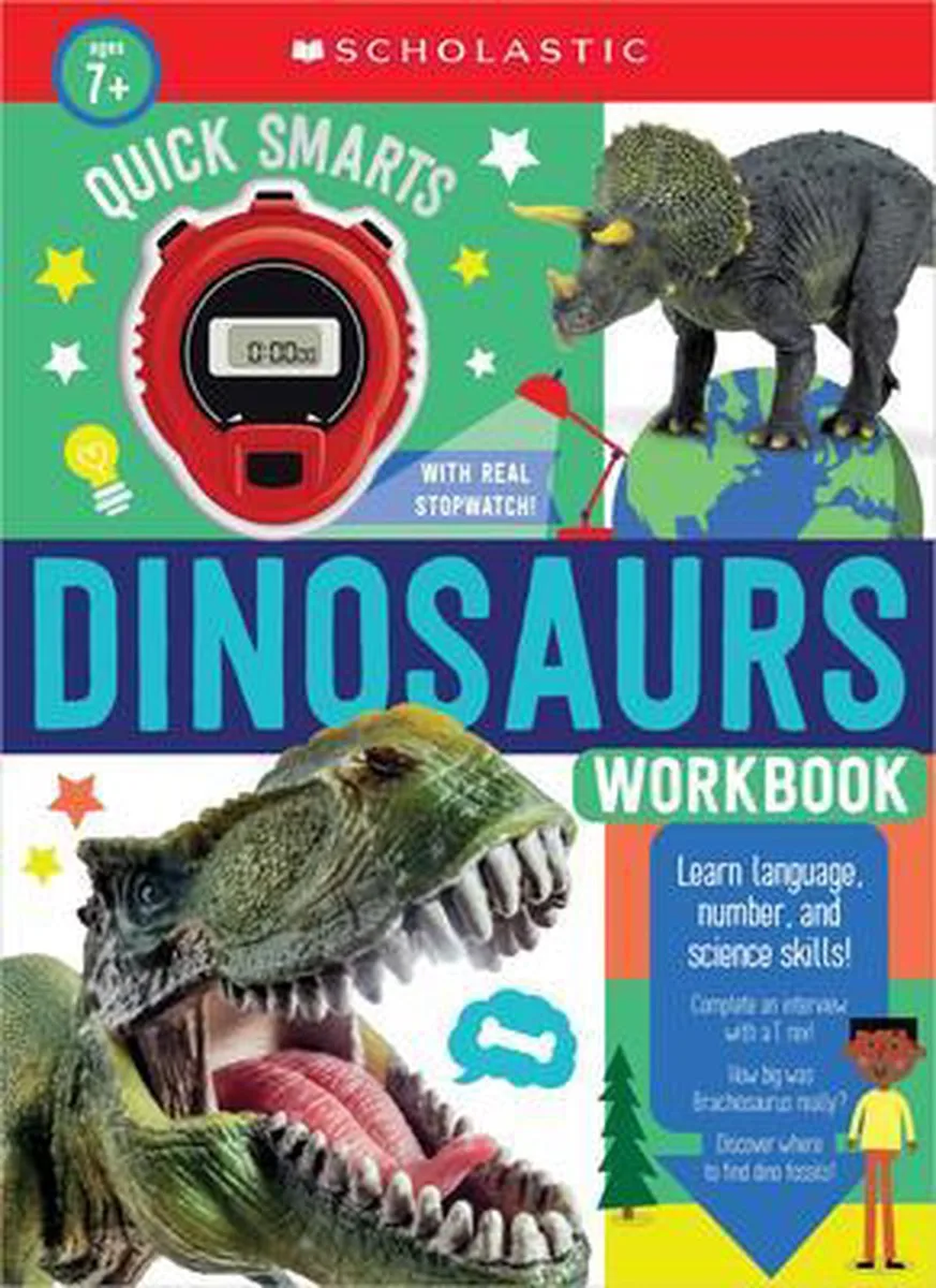 Quick Smarts Workbook Dinosaurs van Scholastic – boekfoto