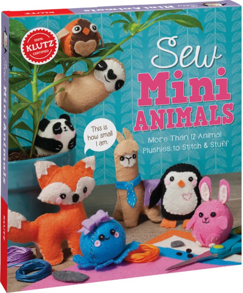 Sew Mini Animals von Scholastic – Buchfoto