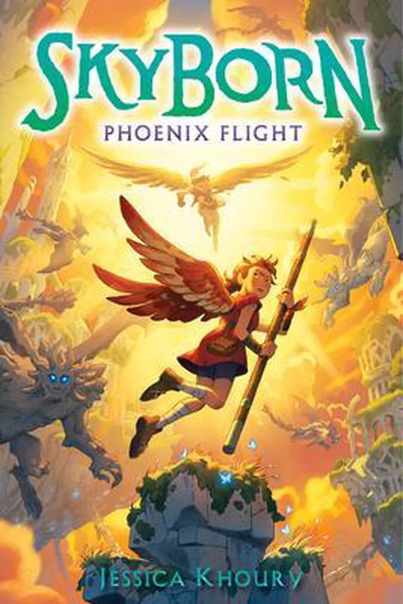 Skyborn- Phoenix Flight (Skyborn #3) fra Scholastic – billede af bogen