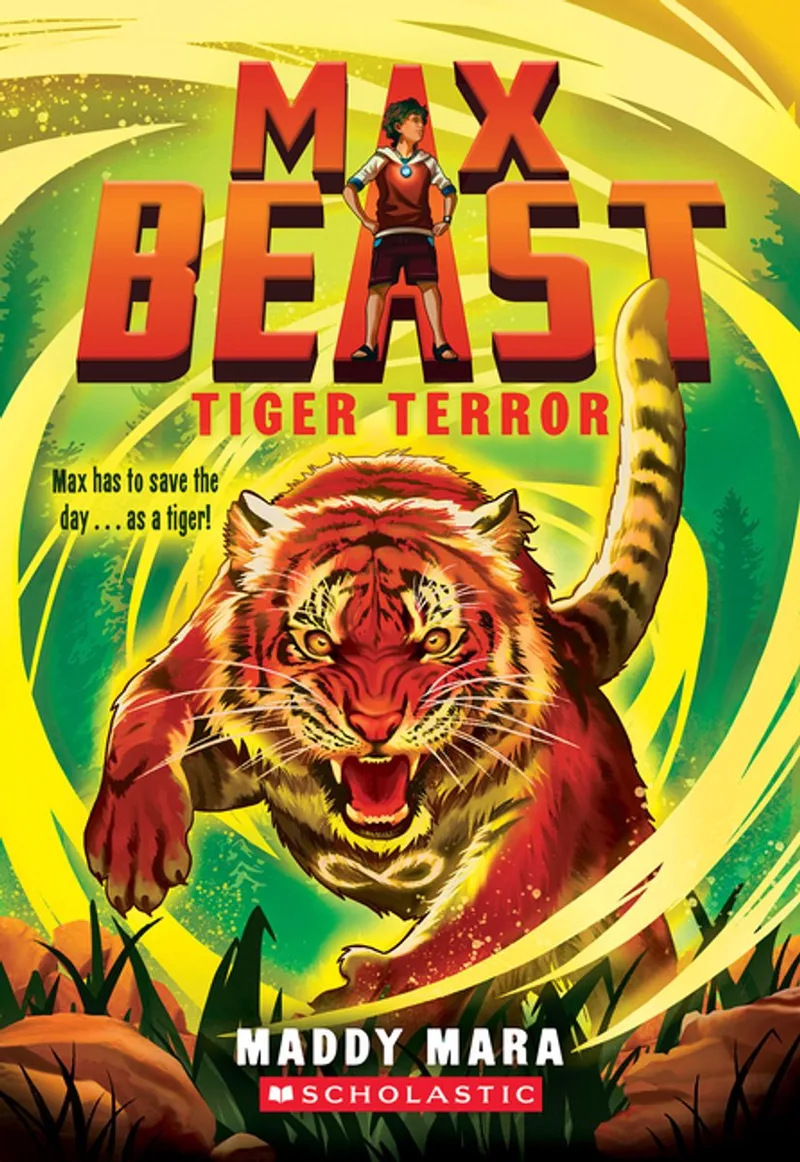 Tiger Terror (Max Beast #2) fra Scholastic – billede af bogen
