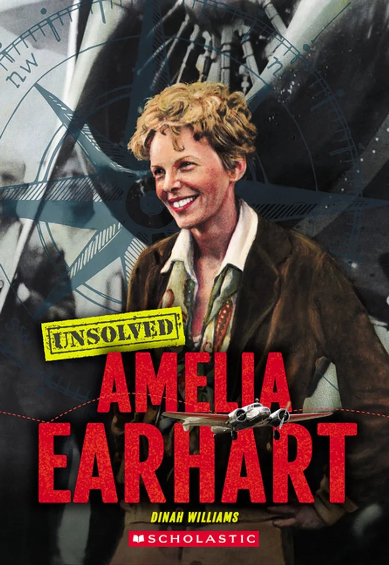 Unsolved- Amelia Earhart (Unsolved) fra Scholastic – billede af bogen