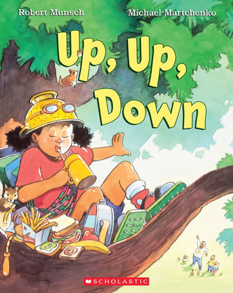 Up, up, down från Scholastic – bokbild