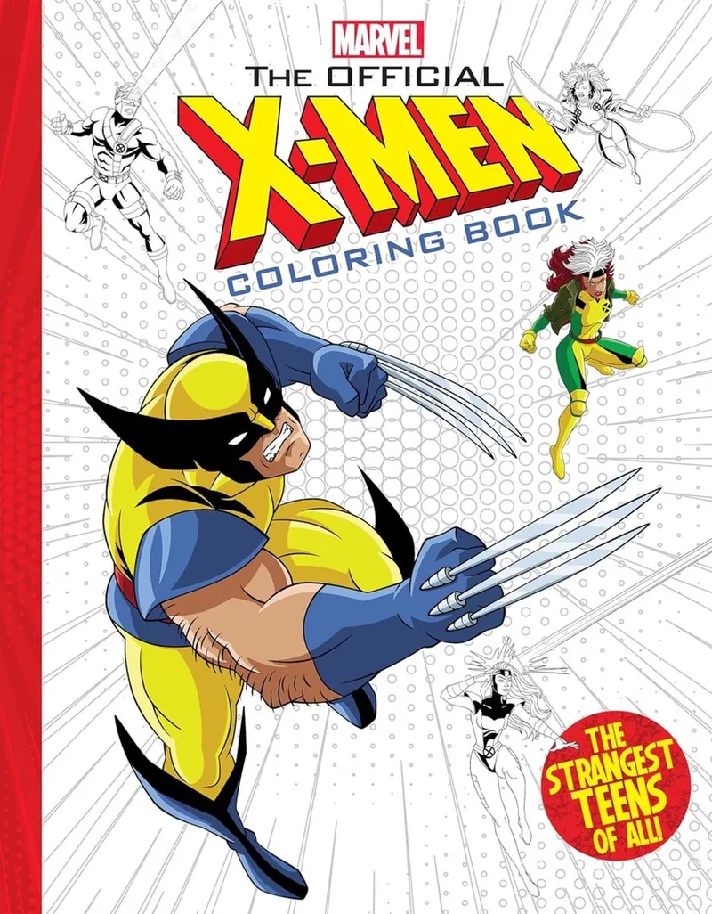 X-Men Coloring Book van Scholastic – boekfoto