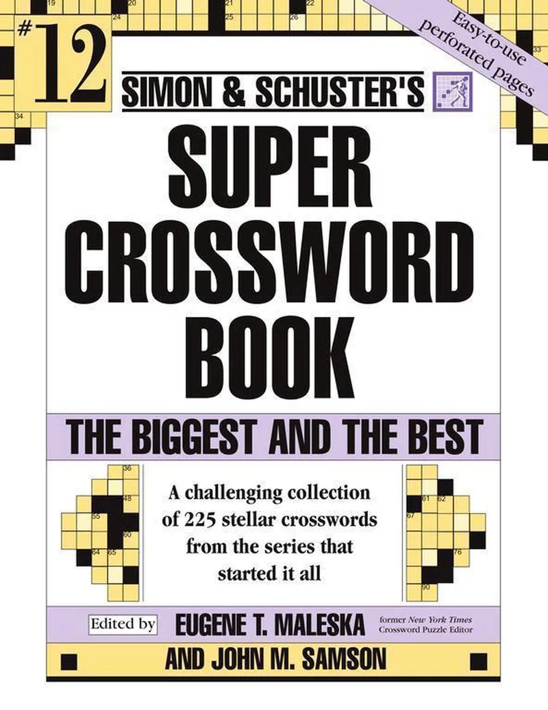 Simon and Schuster Super Crossword von Scribner – Buchfoto