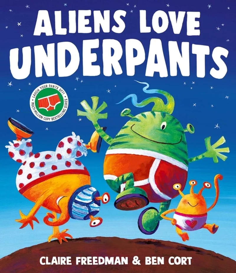 Aliens Love Underpants! fra Simon & Schuster – billede af bogen