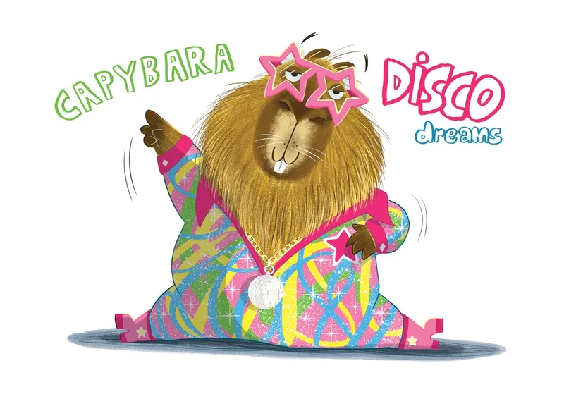 Capybara Disco Dreams von Simon & Schuster – Buchfoto