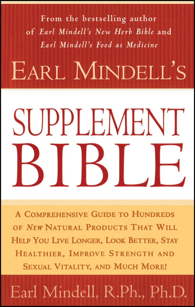 Earl Mindell's Supplement Bible von Simon & Schuster – Buchfoto