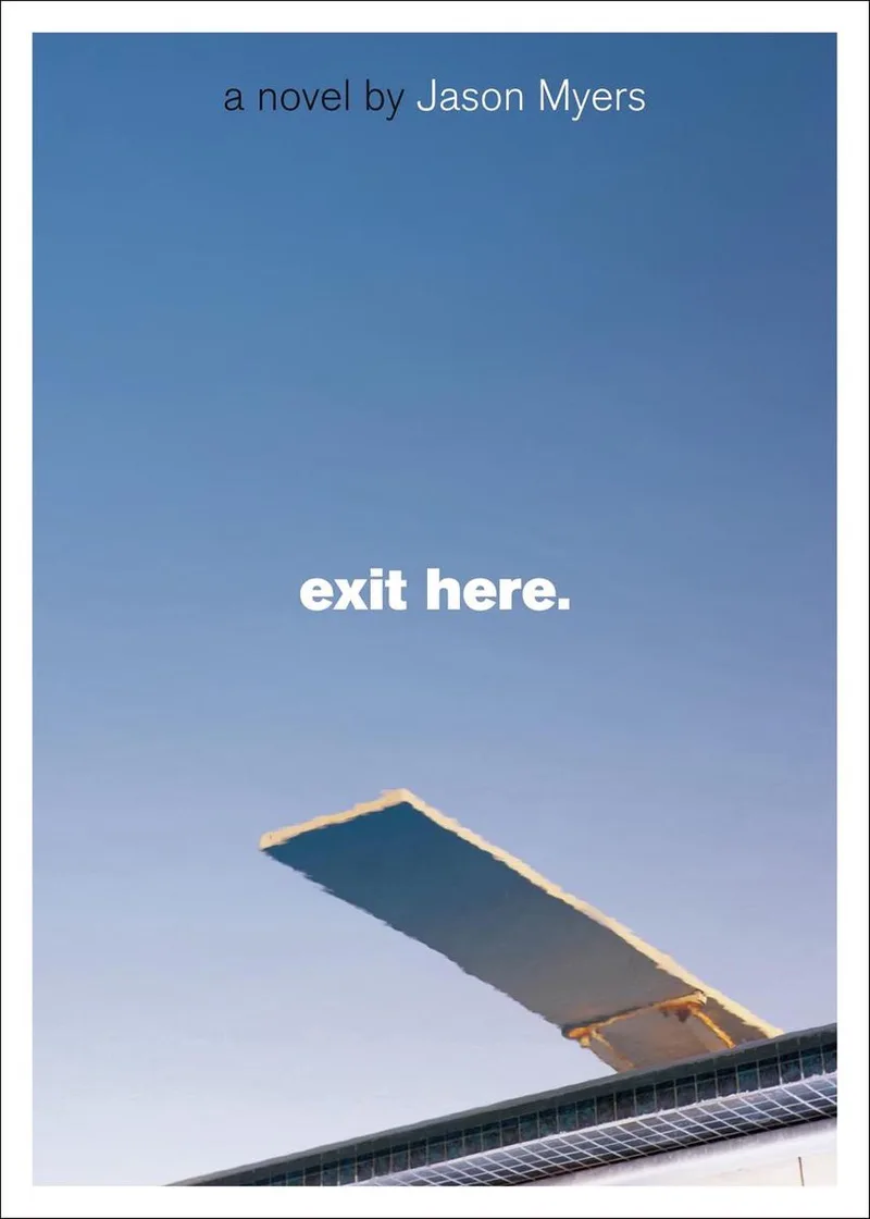 Exit Here. von Simon & Schuster – Buchfoto