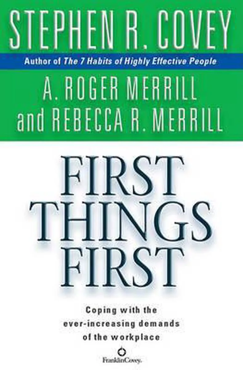 First Things First de Simon & Schuster – photo du livre