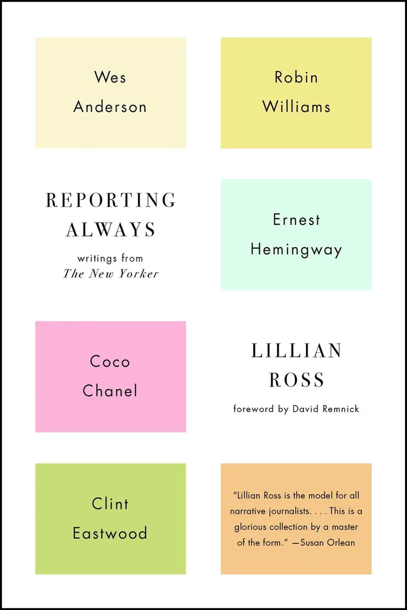 Ross, L: Reporting Always fra Simon & Schuster – billede af bogen