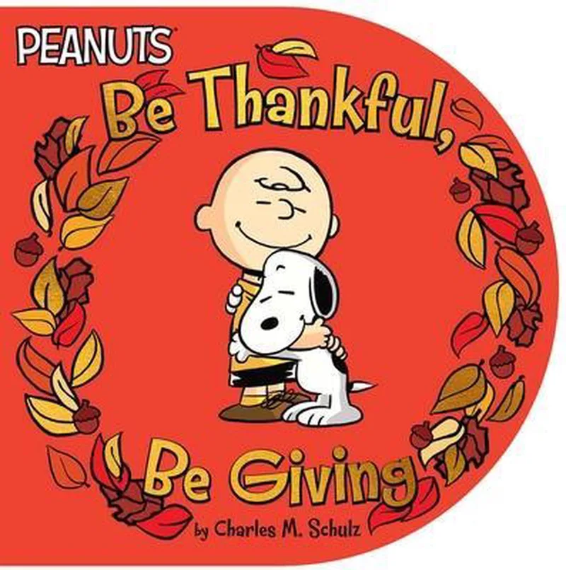 Be Thankful, Be Giving Peanuts von Simon Spotlight – Buchfoto