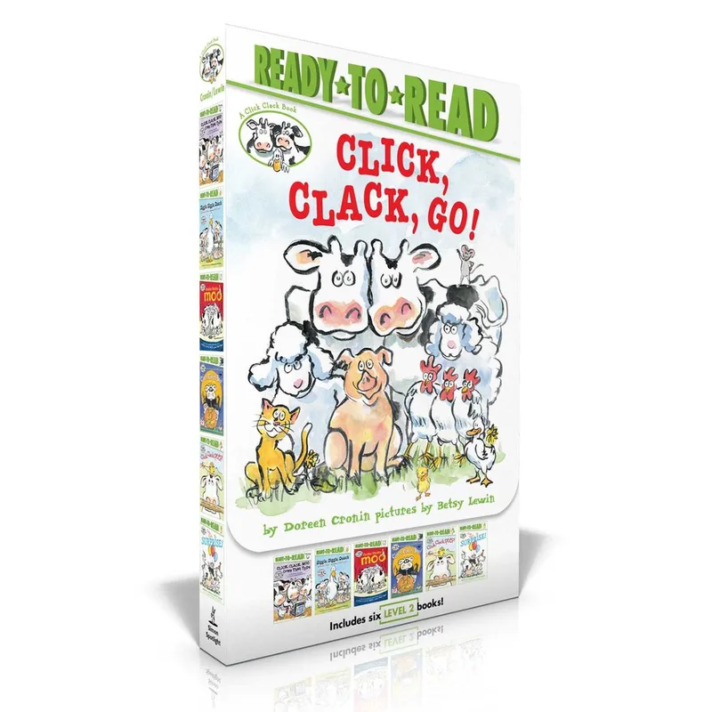 Click Clack Book- Click, Clack, Go! (Boxed Set) de Simon Spotlight – photo du livre