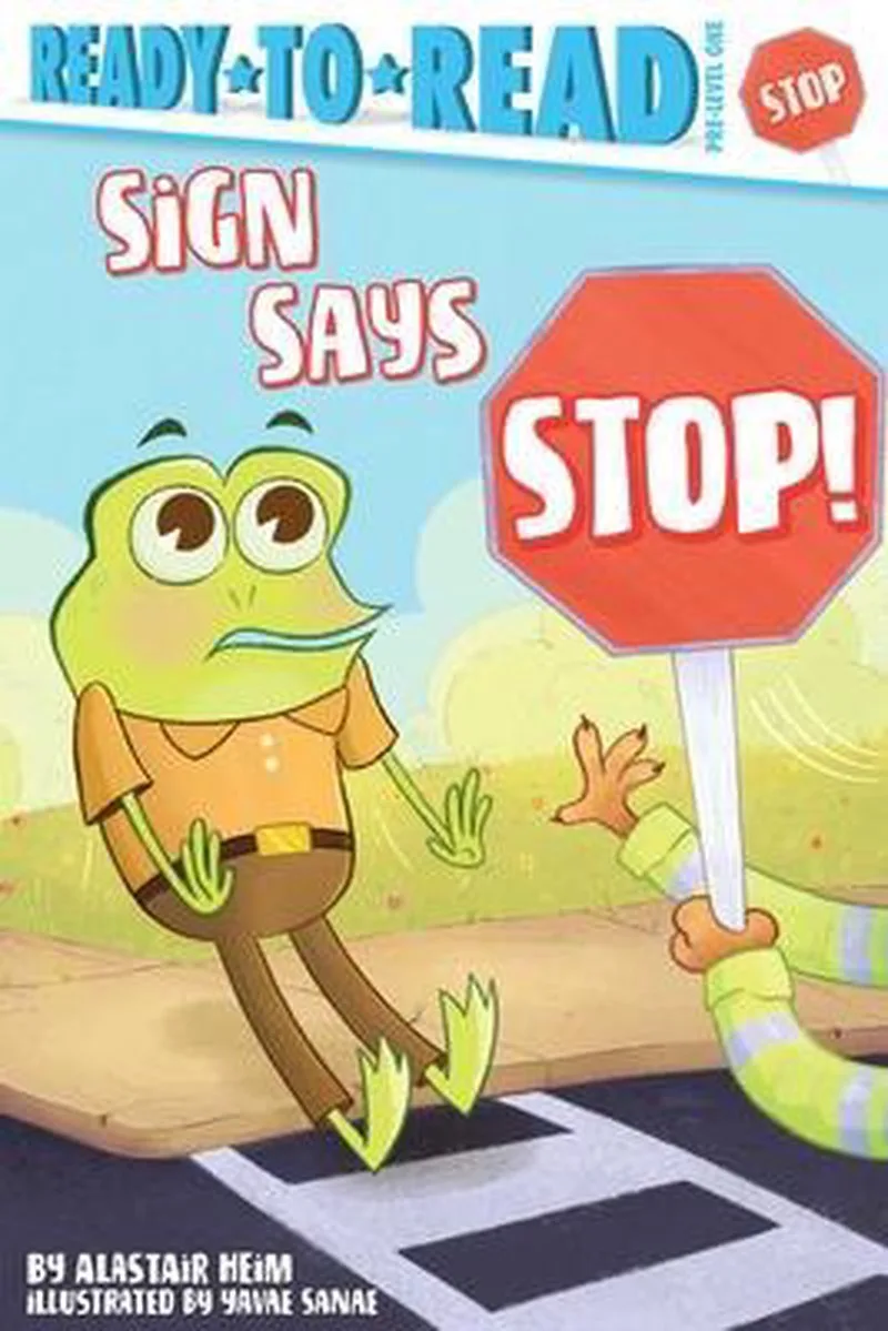 Ready-to-Read- Sign Says Stop! von Simon Spotlight – Buchfoto