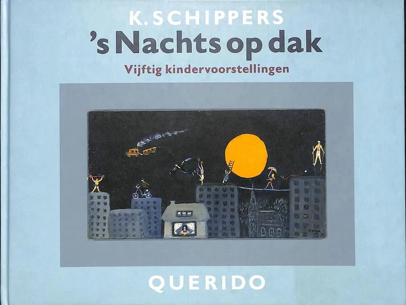 's nachts op dak von Singel – Buchfoto