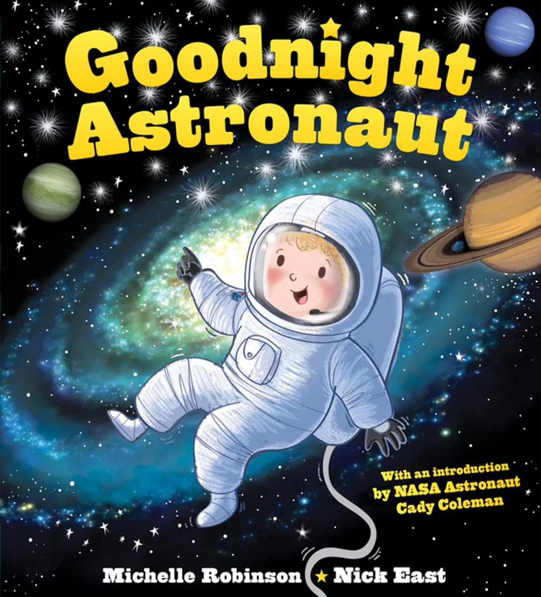 Goodnight Astronaut fra Sourcebooks – billede af bogen